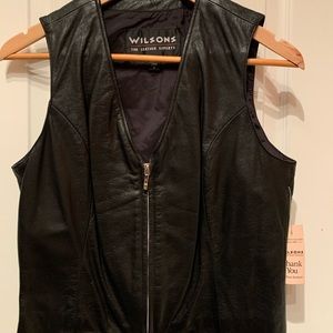Wilson’s Leather Vest Black Size M